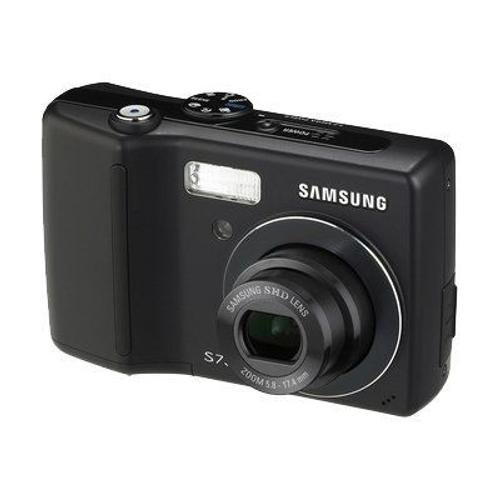 Appareil photo Compact Samsung S750 Noir compact - 7.2 MP - 3x zoom optique - flash 16 Mo - noir