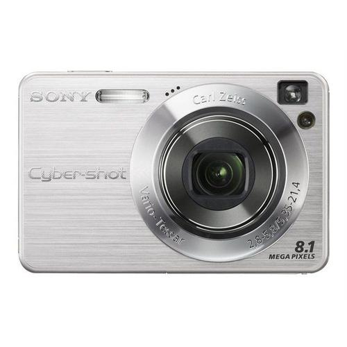 Appareil photo Compact Sony Cyber-shot DSC-W130 ArgentW130 - Appareil photo numérique - compact - 8.1 MP - 4x zoom optique - Carl Zeiss - argent