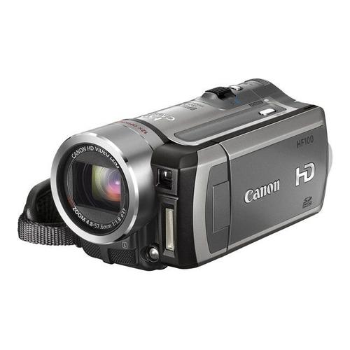 Canon HF100 - Caméscope - 1080p - 3.31 MP - 12x zoom optique - carte Flash