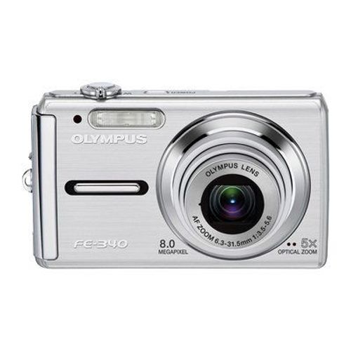 Appareil photo Compact Olympus FE-340 Argent Appareil photo numérique - compact - 8.0 MP - 5x zoom optique - argent