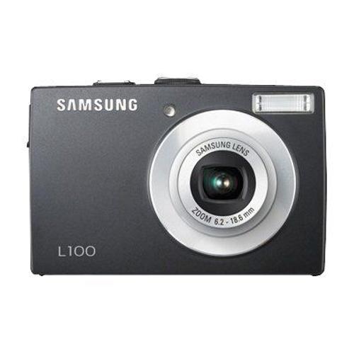 Appareil photo Compact Samsung L100 Noir compact - 8.2 MP - 3x zoom optique - flash 10 Mo - noir