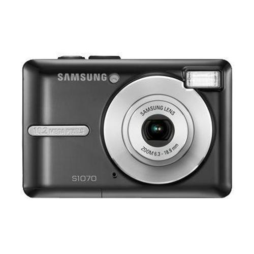 Appareil photo Compact Samsung S1070 Noir compact - 10.2 MP - 3x zoom optique - noir