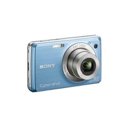 Appareil photo Compact Sony Cyber-shot DSC-W220/L BleuW220/L - Appareil photo numérique - compact - 12.1 MP - 4x zoom optique - Carl Zeiss - flash 15 Mo - bleu