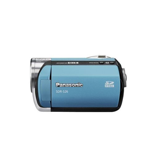 Panasonic SDR-S26EG-A - Caméscope - mode écran large - 800 KP - 70x zoom optique - carte Flash - bleu