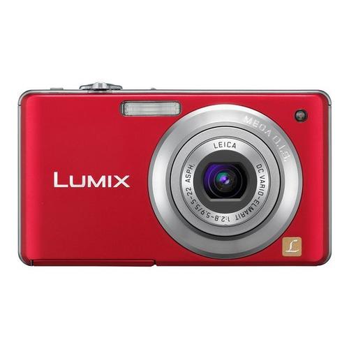 Panasonic Lumix DMC-FS6R - Appareil photo numérique - compact - 8.1 MP - 4x zoom optique - Leica - rouge