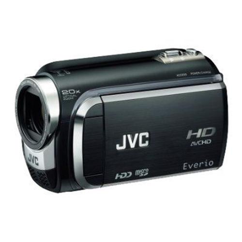 JVC Everio GZ-HD320B - Caméscope - 1080p - 3.05 MP - 20x zoom optique - Konica Minolta - HDD 120 Go - carte Flash - noir onyx