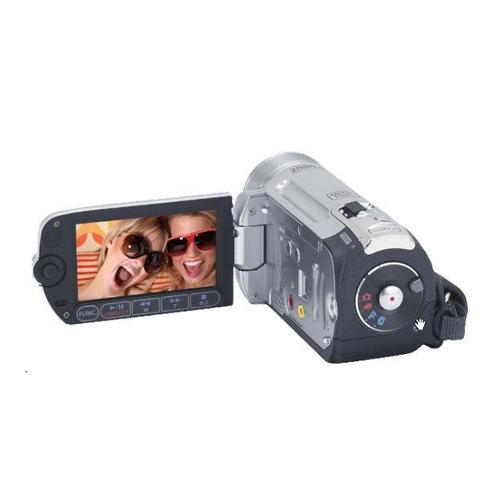Canon FS10 - Caméscope - mode écran large - 1.07 MP - 37x zoom optique - flash 8 Go - carte Flash