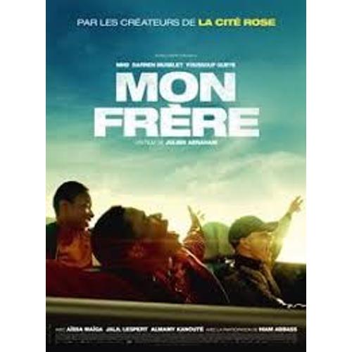 Mon Frère - Julien Abraham - Youssouf Gueye - M H D - Jalil Lespert - Hiam Abbass - Affiche De Cinéma Pliée 40x60 Cm