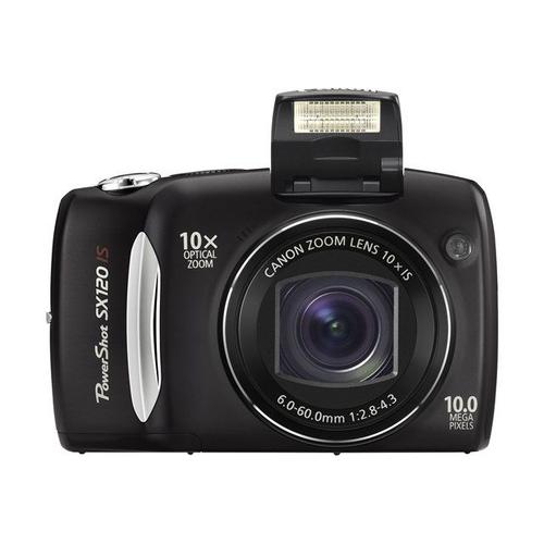 Canon PowerShot SX120 IS - Appareil photo numérique - compact - 10.0 MP - 10x zoom optique - noir