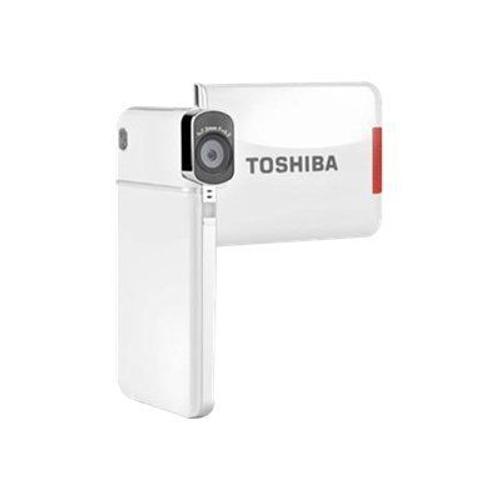 Toshiba CAMILEO S20 - Caméscope - 1080p - 5.0 MP - flash 128 Mo - carte Flash - blanc