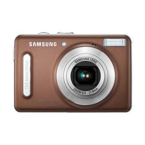 Appareil photo Compact Samsung L310W Brun compact - 13.6 MP - 3.6x zoom optique - brun