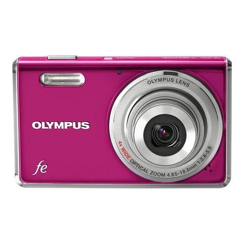 Appareil photo Compact Olympus FE-4000 Rouge Appareil photo numérique - compact - 12.0 MP - 4x zoom optique - magenta métallisé