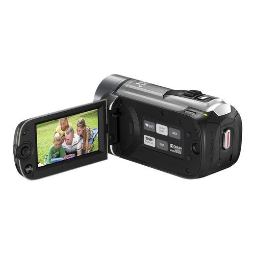 Canon LEGRIA HF R16 - Caméscope - 1080p - 2.39 MP - 20x zoom optique - flash 8 Go - carte Flash - argent