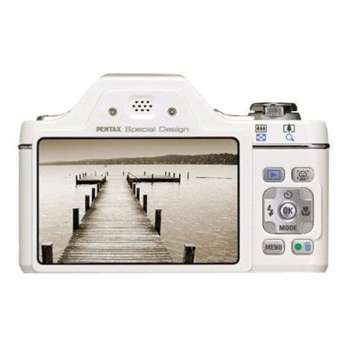 Pentax Optio I-10 - Appareil photo numérique - compact - 12.1 MP - 720 p - 5x zoom optique - blanc