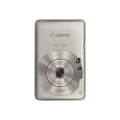 Canon Digital IXUS 100 IS - Appareil photo numérique - compact - 12.1 MP - 720 p - 3x zoom optique - argent