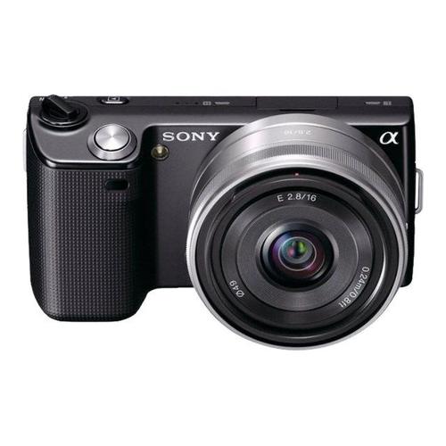Appareil photo Système sans miroir Sony a NEX 5A sans miroir - 14.2 MP - APS-C objectif 16 mm - noir