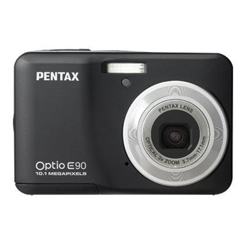 Appareil photo Compact Pentax Optio E90 Noir compact - 10.1 MP - 3x zoom optique - noir