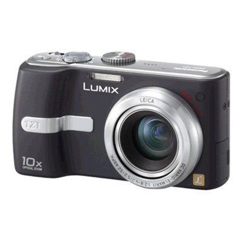 Appareil photo Compact Panasonic Lumix DMC-TZ1EG-K NoirK - Appareil photo numérique - compact - 5.0 MP - 10x zoom optique - Leica - noir