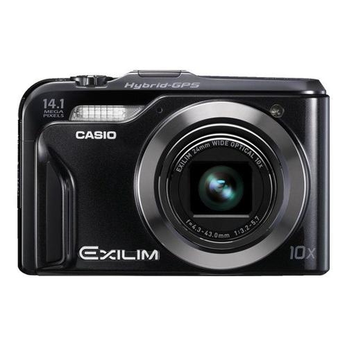 Appareil photo Compact Casio EXILIM Hi-Zoom EX-H20G NoirH20G - Appareil photo numérique - compact - 14.1 MP - 720 p - 10x zoom optique - flash 14.5 Mo - noir