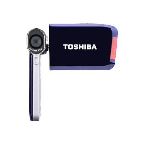Toshiba CAMILEO P20 - Caméscope - 1080p - 5.0 MP - flash 128 Mo - carte Flash - bleu profond