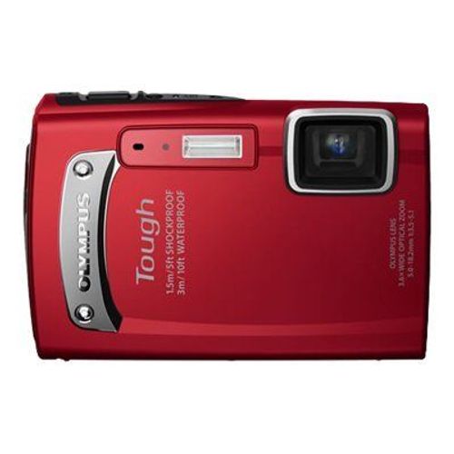 Olympus Tough TG-310 - Appareil photo numérique - compact - 14.0 MP - 3.6x zoom optique - sous-marin jusqu'à 3 m - rouge