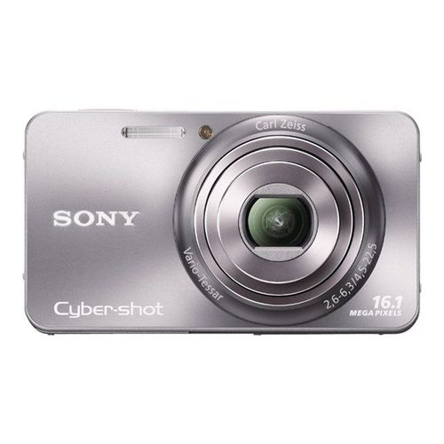 Appareil photo Compact Sony Cyber-shot DSC-W570 ArgentW570 - Appareil photo num?rique - compact - 16.1 MP - 720 p - 5x zoom optique - Carl Zeiss - argent