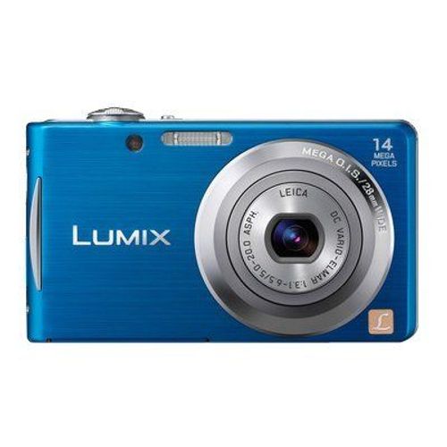 Panasonic Lumix DMC-FS16 - Appareil photo numérique - compact - 14.0 MP - 720 p - 4x zoom optique - Leica - bleu