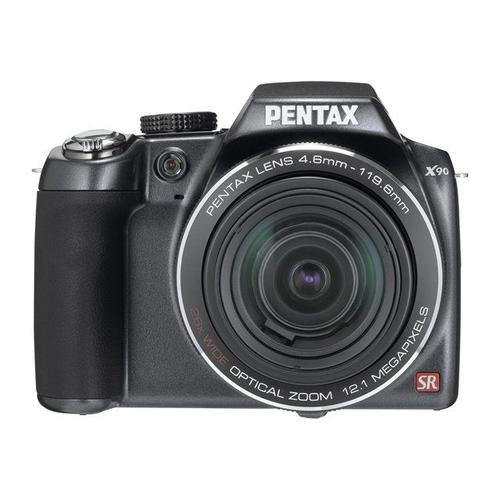 Pentax X90 - Appareil photo numérique - compact - 12.1 MP - 720 p - 26x zoom optique - gris anthracite