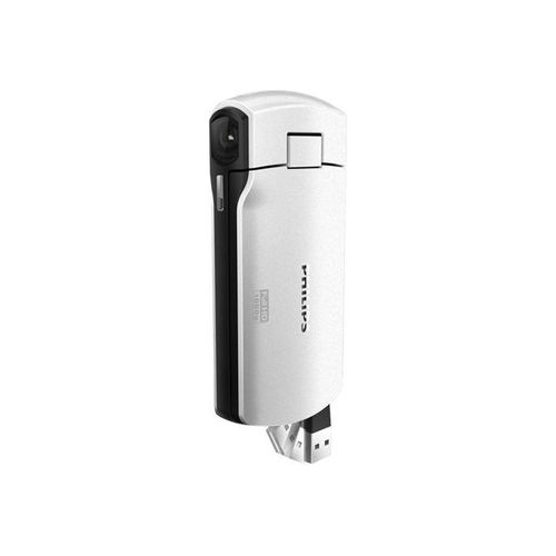 Philips CAM300 - Caméscope - 1080p - 8.0 MP - carte Flash - blanc