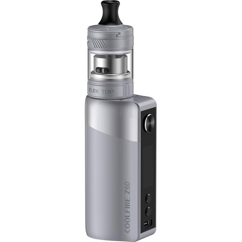 Gris Silver Gris Silver - Kit Coolfire Z60 Zlide Top 3ml - Cigarette Electronique Box - Puissance 6-60W - Automonie Batterie 2500 mA -