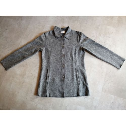 Veste Grise Taille 38 Camaïeu