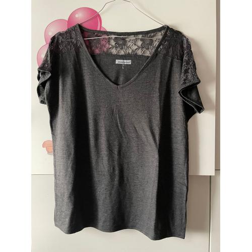 T-Shirt Gris - Femme Taille L - In Extenso 