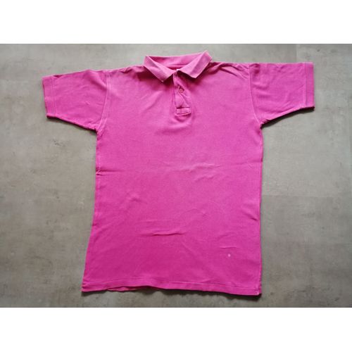 Polo Manches Courtes Fushia Taille 2 Mixte