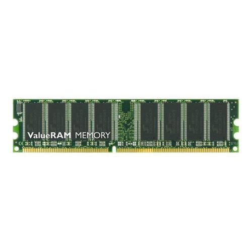 Kingston ValueRAM - DDR - 512 Mo - DIMM 184 broches - 266 MHz / PC2100 - CL2 - 2.5 V - mémoire sans tampon - non ECC - pour Biostar M7TDF; Intel Desktop Board D845