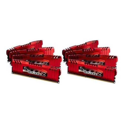 G.Skill Ripjaws Z Series - DDR3 - kit - 32 Go: 8 x 4 Go - DIMM 240 broches - 1600 MHz / PC3-12800 - CL9 - 1.5 V - mémoire sans tampon - non ECC