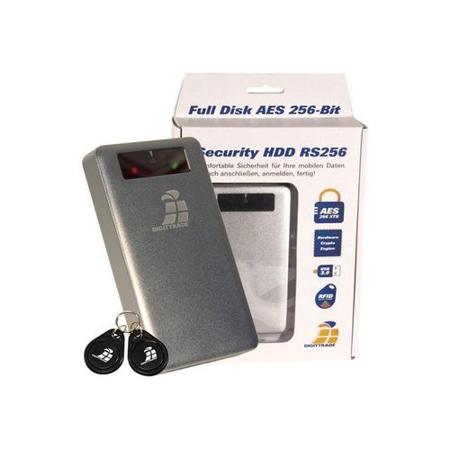 DIGITTRADE RS256 RFID Security - Disque dur - chiffré - 500 Go - externe (portable) - 2.5" - USB 3.0 - 5400 tours/min - mémoire tampon : 8 Mo