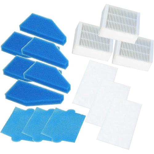 3 x Kit de filtre pour aspirateur Thomas Aqua+ Multi Clean X8 Parquet, Aqua+ Pet & Family, Perfect Air Animal Pure - 787241, 787 241