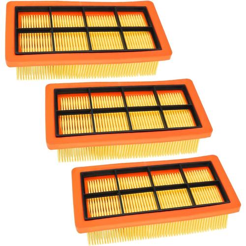 Lot de 3 accessoires de filtre pour Kärcher AD 2 AD2 Battery AD 3 AD3 Premium AD 4 AD4 Premium AD3.200 AD3.000 Aspirateur à cendres et aspirateur sec Filtre de rechange KFI7420 Pièces de rechange