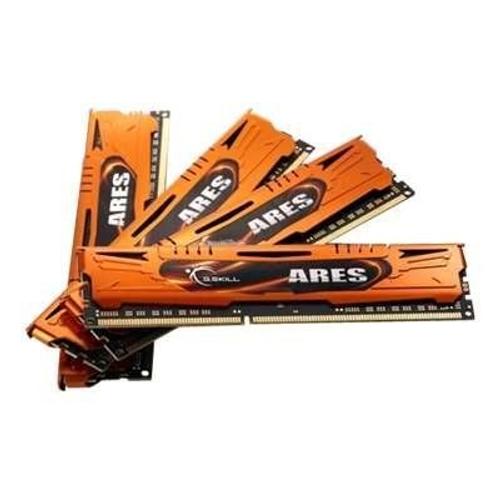 G.Skill ARES - DDR3 - kit - 32 Go: 4 x 8 Go - DIMM 240 broches - 1600 MHz / PC3-12800 - CL10 - 1.5 V - mémoire sans tampon - non ECC