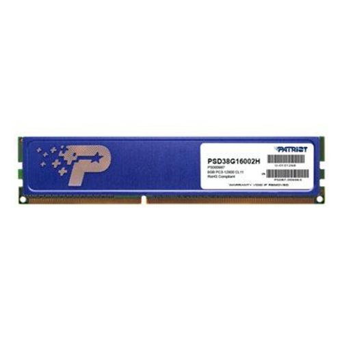 Patriot Signature Line - DDR3 - module - 8 Go - DIMM 240 broches - 1600 MT/s / PC3-12800 - CL11 - 1.5 V - mémoire sans tampon - non ECC