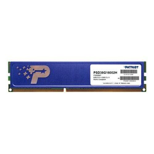 Patriot Signature Line - DDR3 - module - 8 Go - DIMM 240 broches - 1600 MHz / PC3-12800 - CL11 - 1.5 V - mémoire sans tampon - non ECC