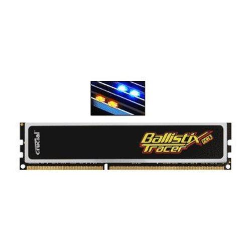 Ballistix Smart Tracer - DDR3 - module - 4 Go - DIMM 240 broches - 1866 MHz / PC3-14900 - CL9 - 1.5 V - mémoire sans tampon - non ECC