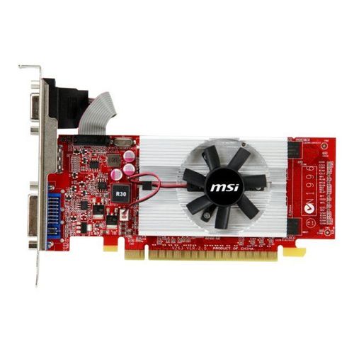 MSI N610GT-MD2GD3/LP - Carte graphique - GF GT 610 - 2 Go DDR3 - PCIe 2.0 x16 profil bas - DVI, D-Sub, HDMI