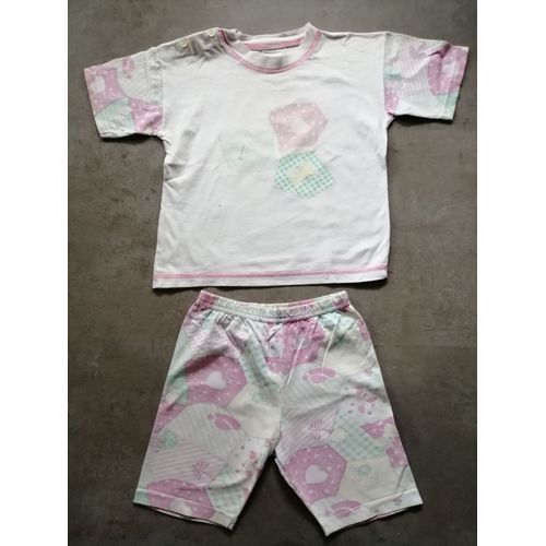 Pyjama Short Et Tee Shirt Taille 4 Ans