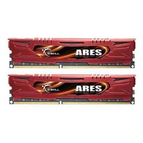 G.Skill ARES - DDR3 - kit - 16 Go: 2 x 8 Go - DIMM 240 broches - 1600 MHz / PC3-12800 - CL9 - 1.5 V - mémoire sans tampon - non ECC