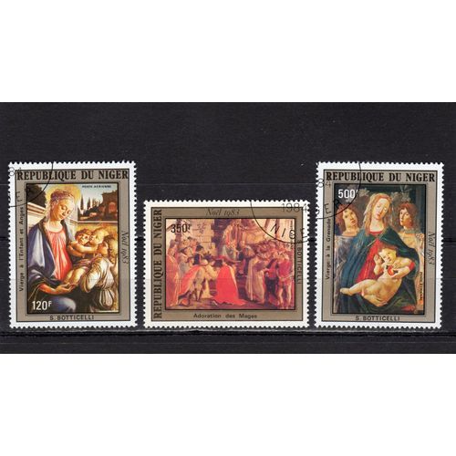 Timbres De Poste Aérienne Du Niger (Noël)