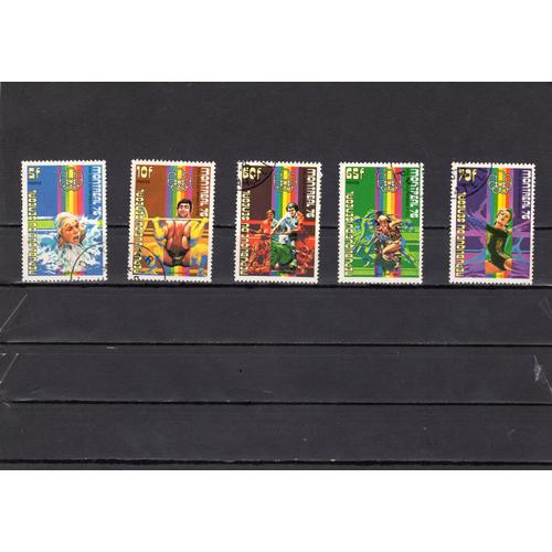 Timbres-Poste Aérienne Du Sénégal (Jeux Olympiques DÉté À Montréal)