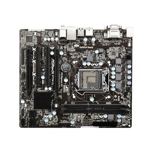 ASRock B75M-GL - 2.0 - carte-mère - micro ATX - Socket LGA1155 - B75 Chipset - USB 3.0 - Gigabit LAN - carte graphique embarquée (unité centrale requise) - audio HD (6 canaux)