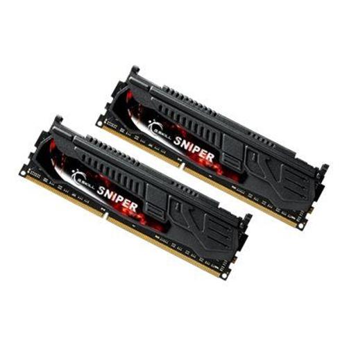 G.Skill SNIPER Series - DDR3 - kit - 16 Go: 2 x 8 Go - DIMM 240 broches - 1866 MHz / PC3-14900 - CL9 - 1.5 V - mémoire sans tampon - non ECC