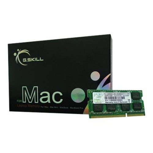 G.Skill SQ Series - DDR3 - module - 8 Go - SO DIMM 204 broches - 1600 MHz / PC3-12800 - CL11 - 1.5 V - mémoire sans tampon - non ECC
